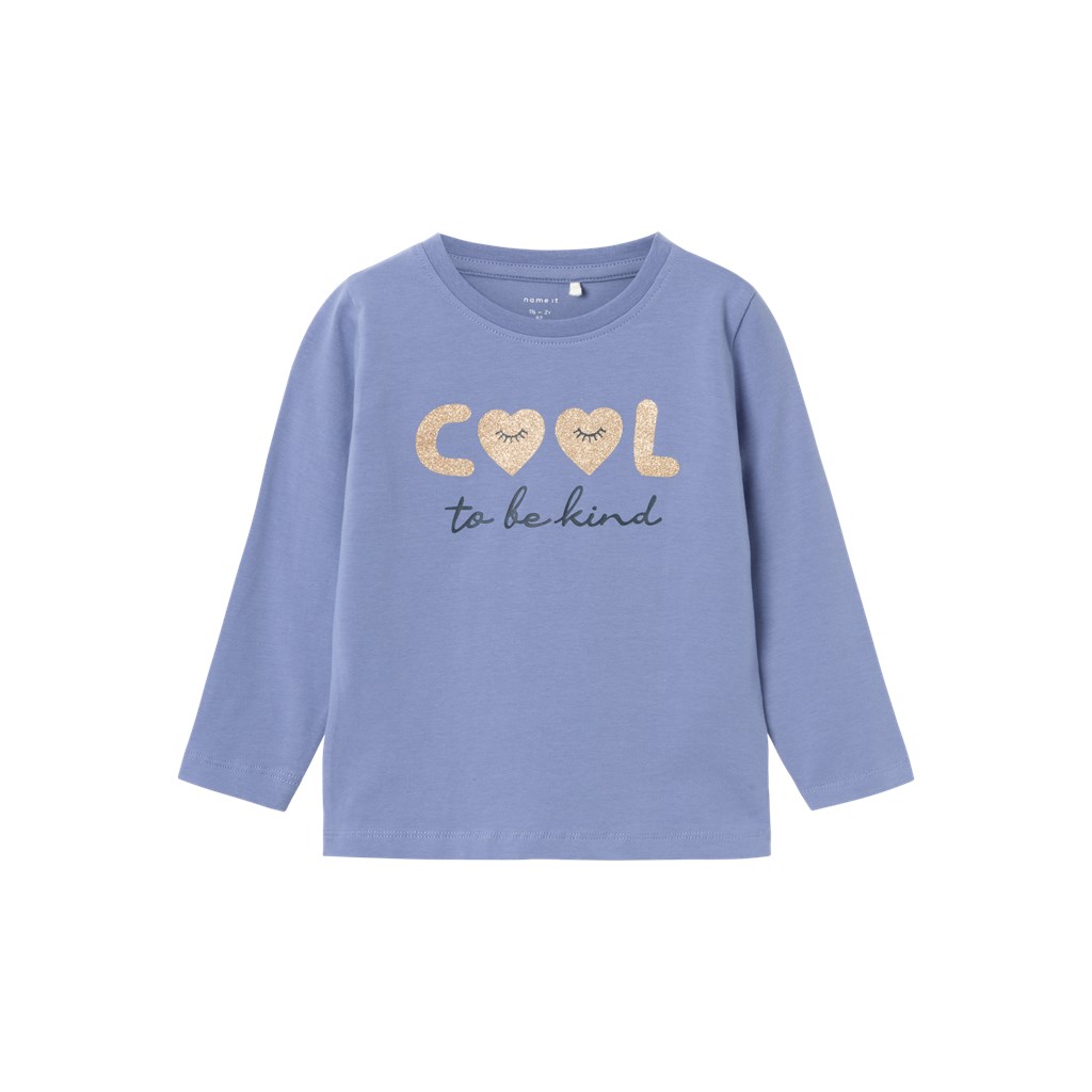 Langærmet Bluse Bridget Blue Ice fra Name It