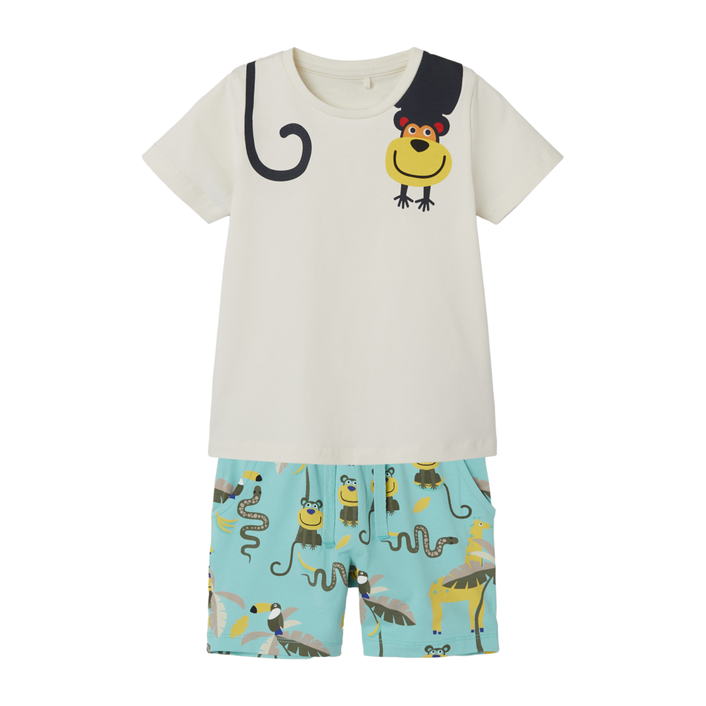 Shorts Sæt Zomu Pool Blue fra Name It