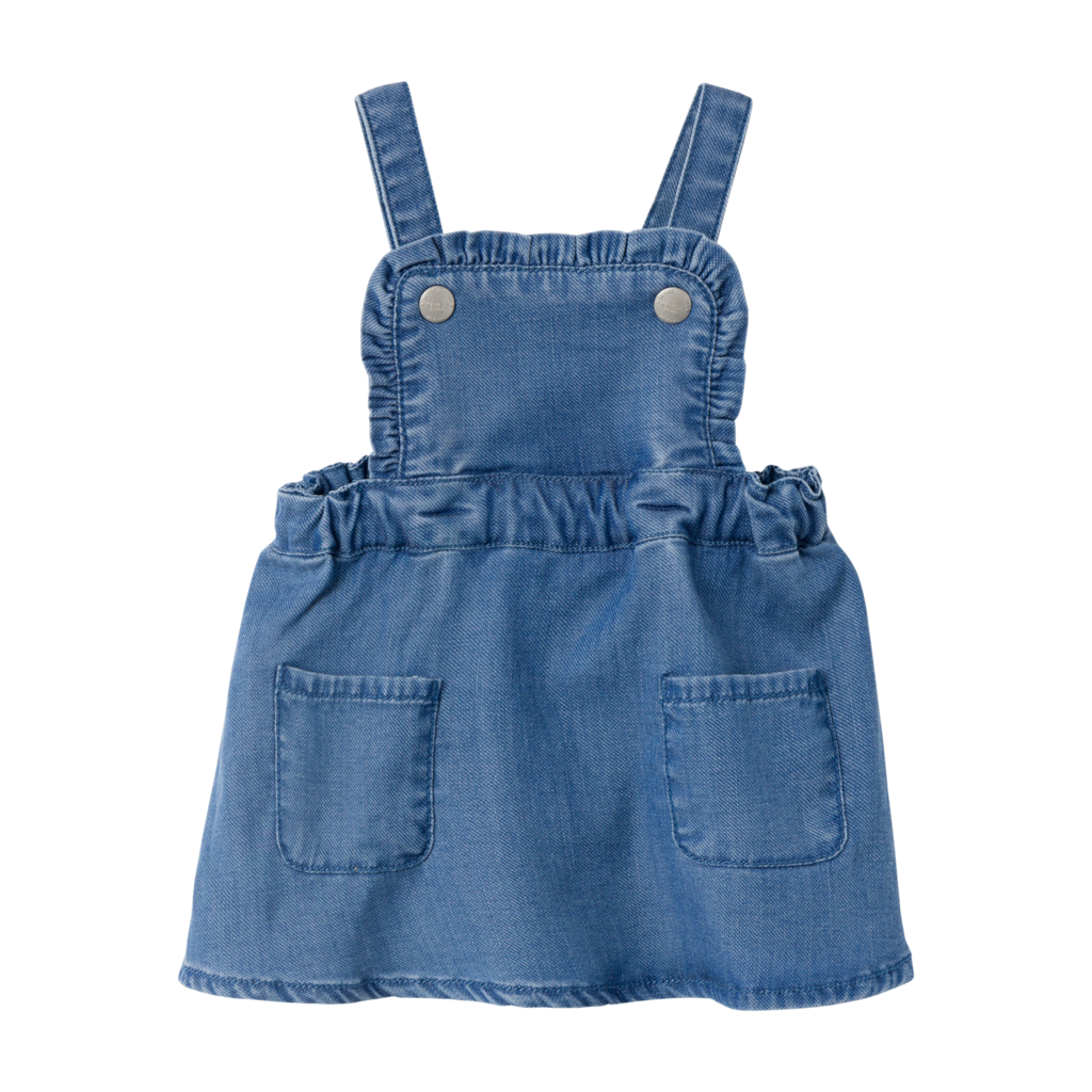 Denim Spencer Kjole Ronja Medium Blue Denim fra Name It