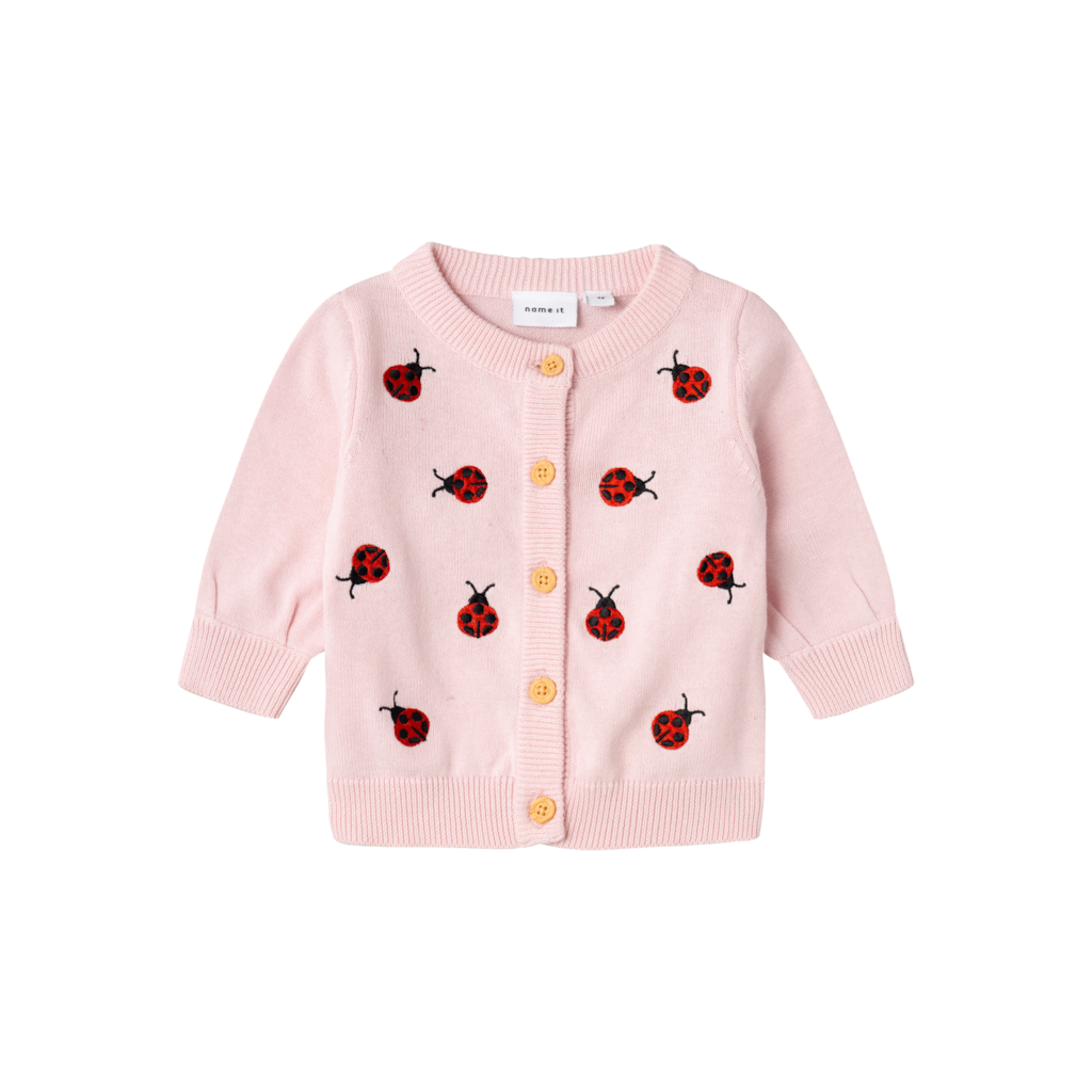 Baby Cardigan Fasille Parfait Pink fra Name It