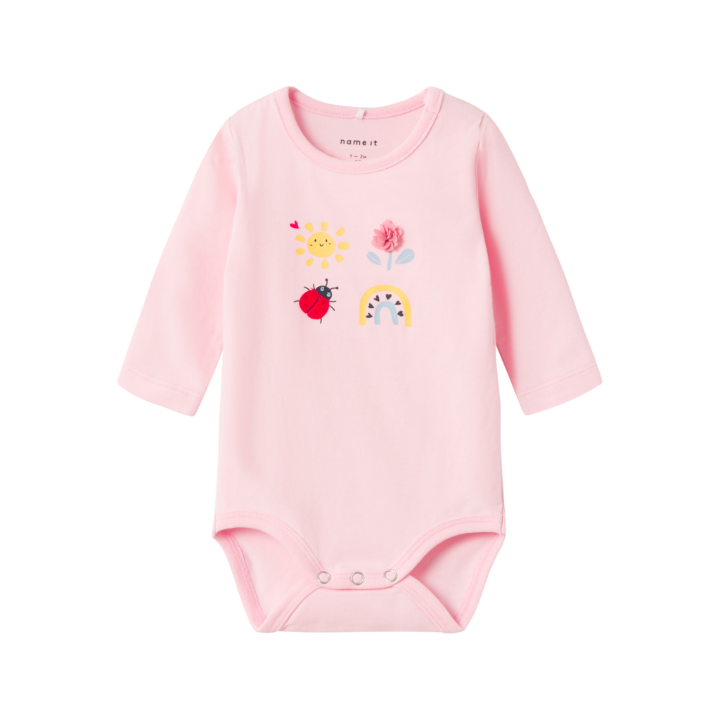 Langærmet Body Fussa Parfait Pink fra Name It