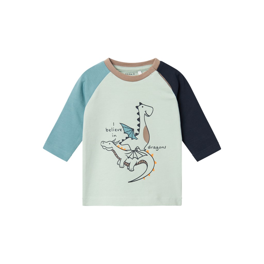 Baby Bluse Dish Silt Green fra Name It