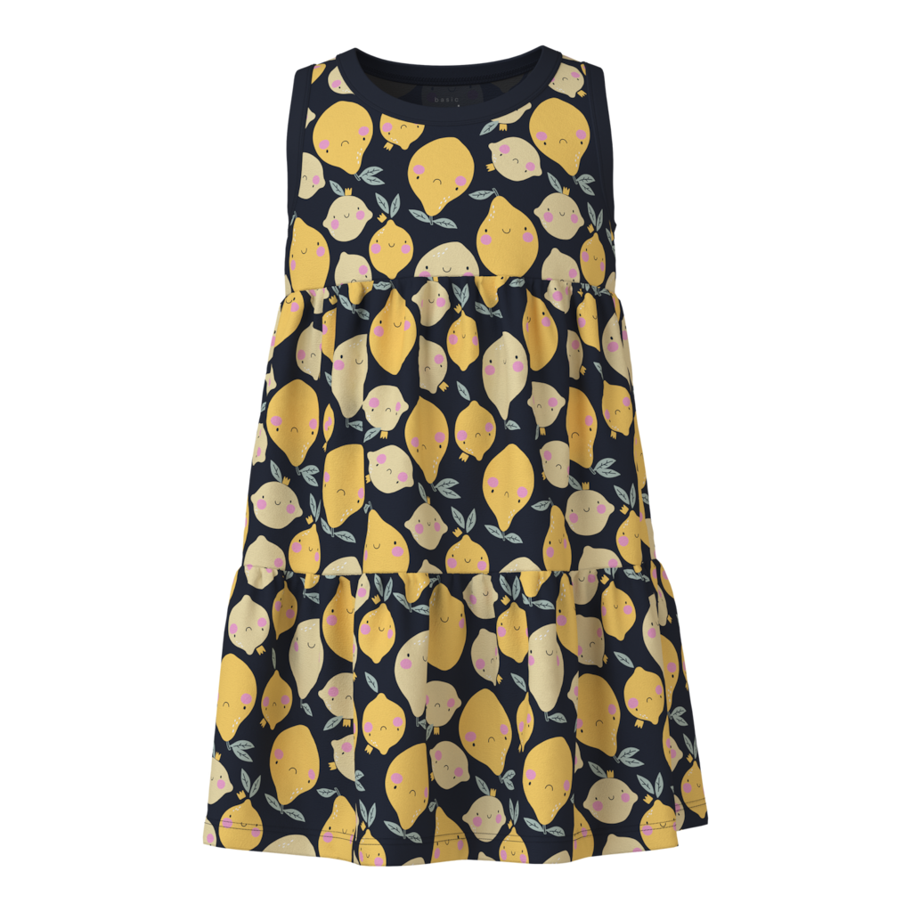 Spencer Kjole Vigga Dark Sapphire Lemons fra Name It