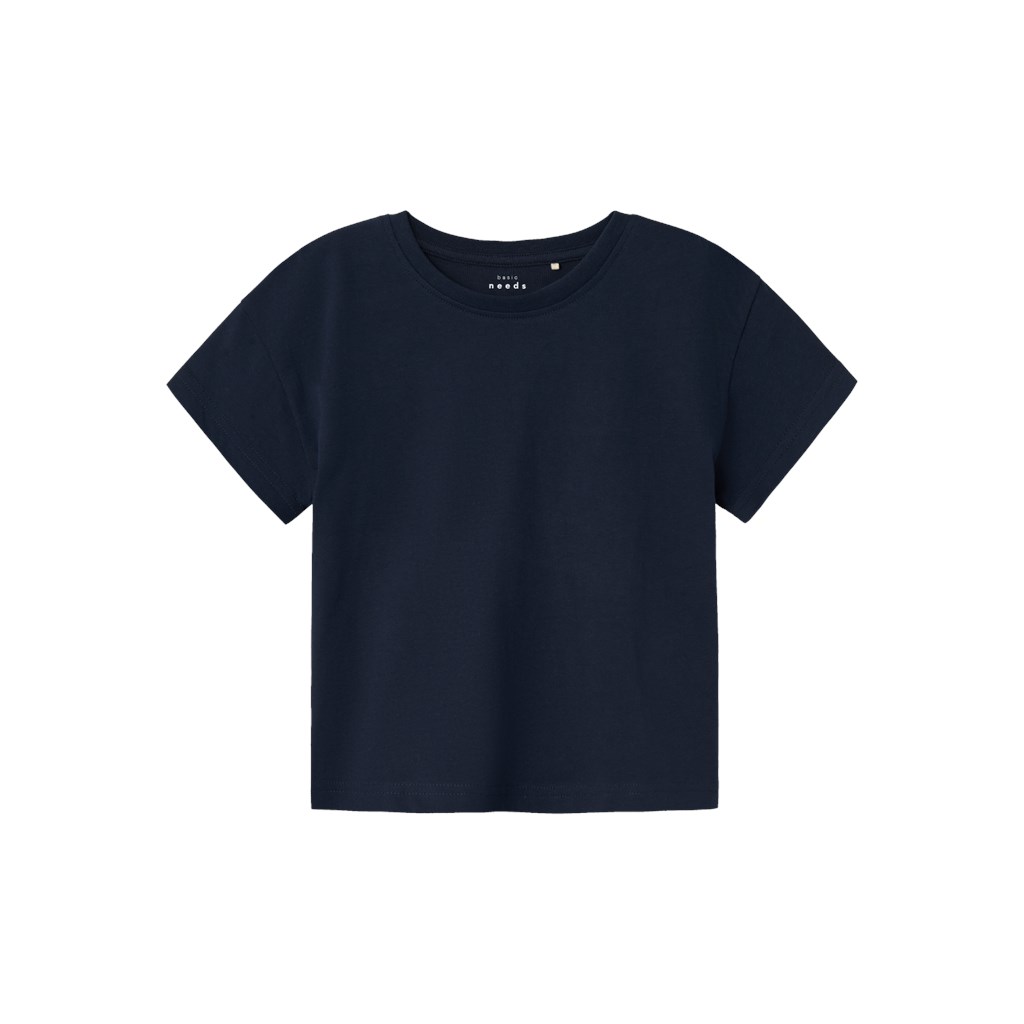 Kort Boxy T Shirt Vita Dark Sapphire fra Name It