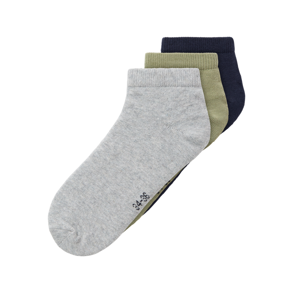 3 Pak Strømper Valde Light Grey Melange fra Name It