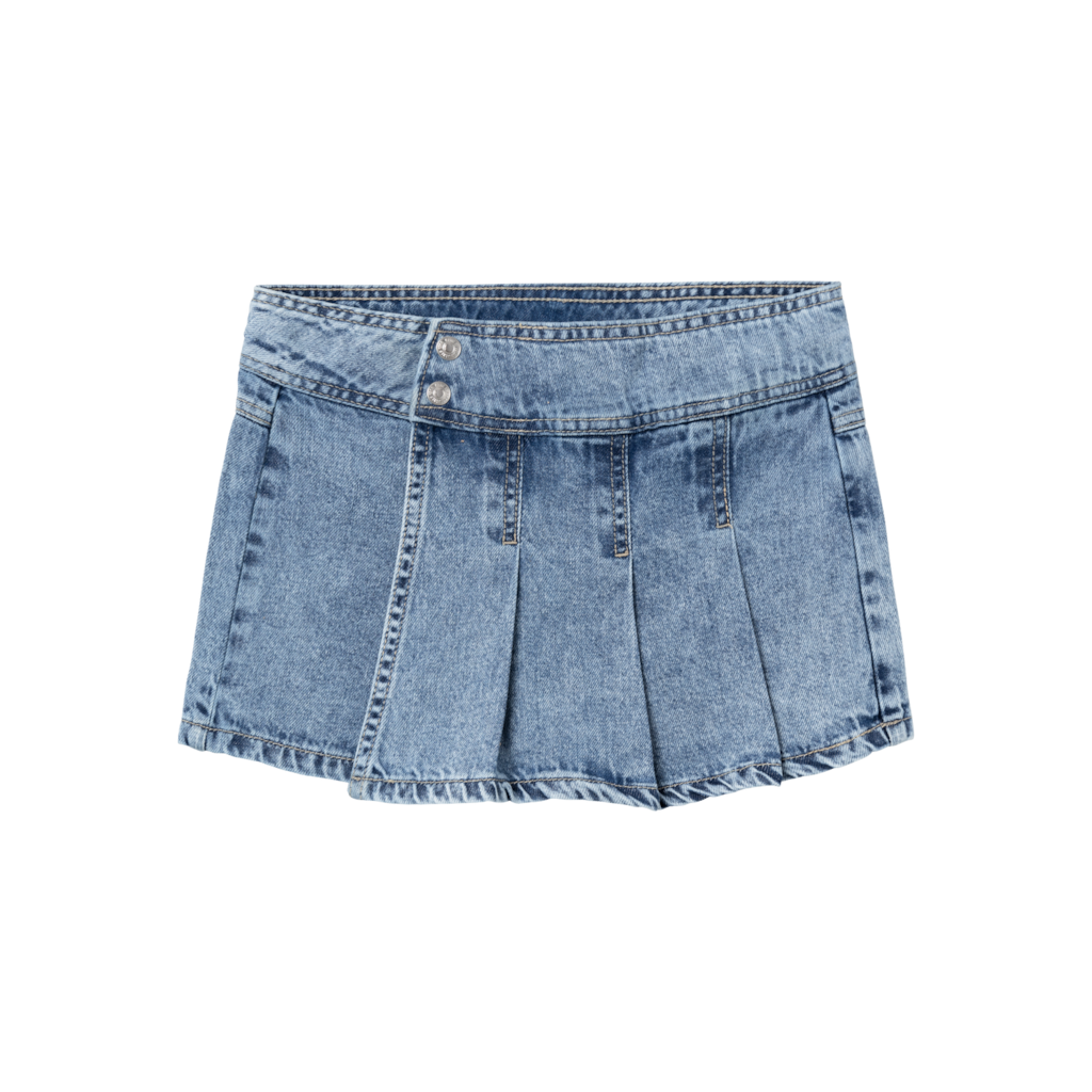Shorts Nederdel Bella Light Blue Denim fra Name It