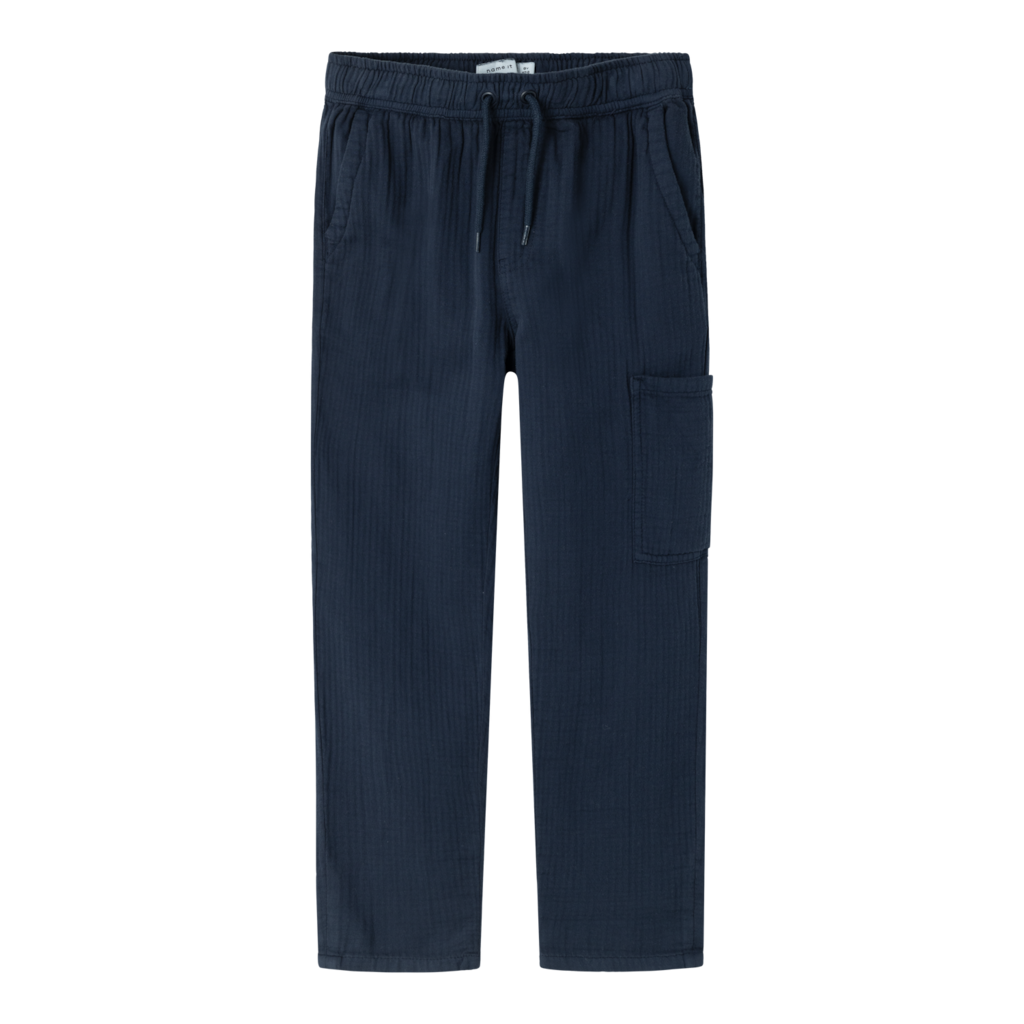 Tapered Twill Bukser Ben Dark Sapphire fra Name It