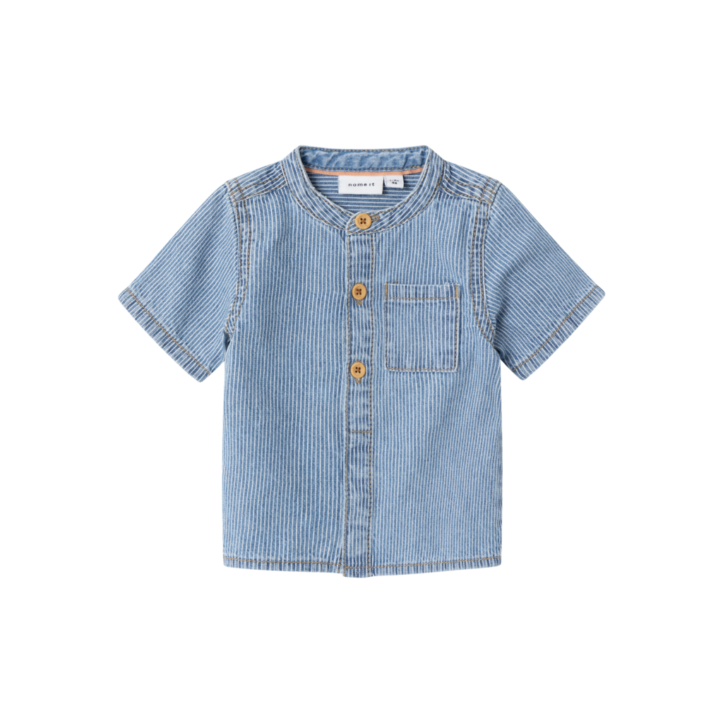 Denim Skjorte Leo Light Blue fra Name It