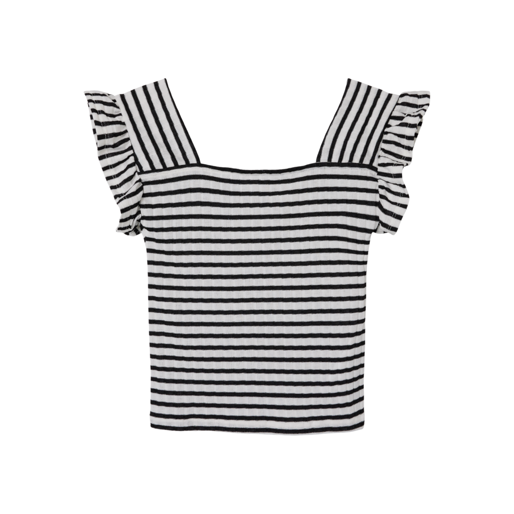 Rib Top Habulla Bright White fra Name It