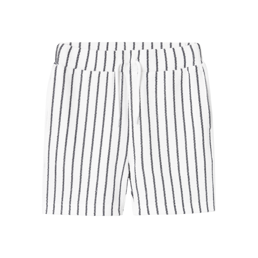 Stribede Shorts Holappe Bright White fra Name It