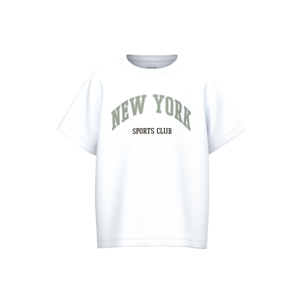 Løs T Shirt Valix Bright White fra Name It