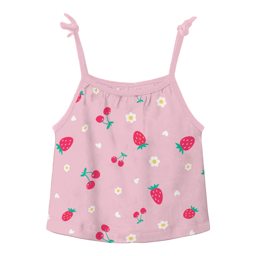 Strop Top Vigga Parfait Pink Berries fra Name It