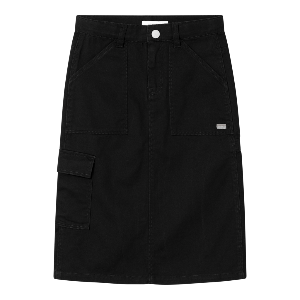 Lang Twill Nederdel Vinni Black fra Name It