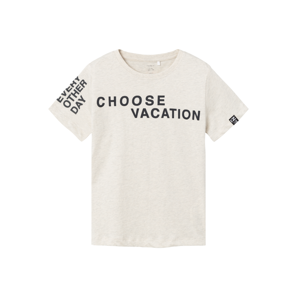 Løs T Shirt Jaksen Peyote Melange fra Name It