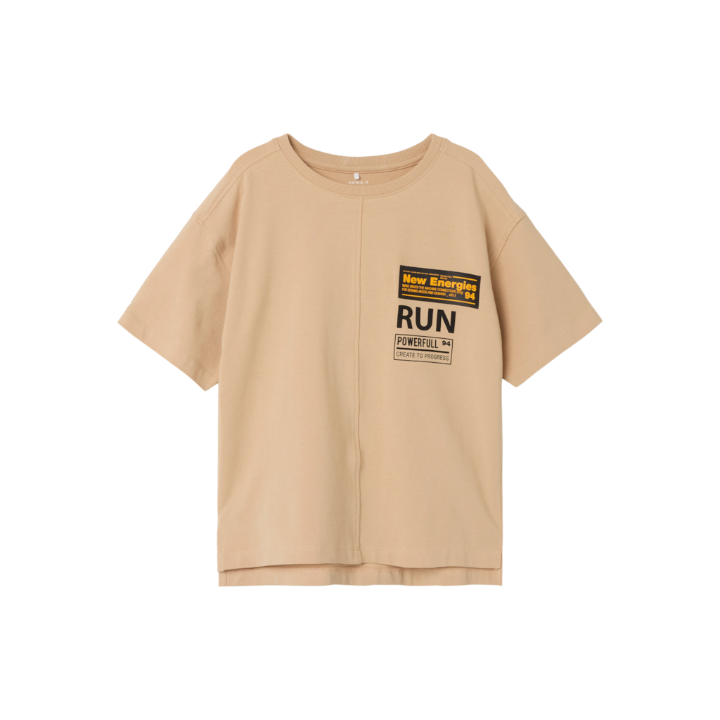 Løs T Shirt Lauven Irish Cream fra Name It