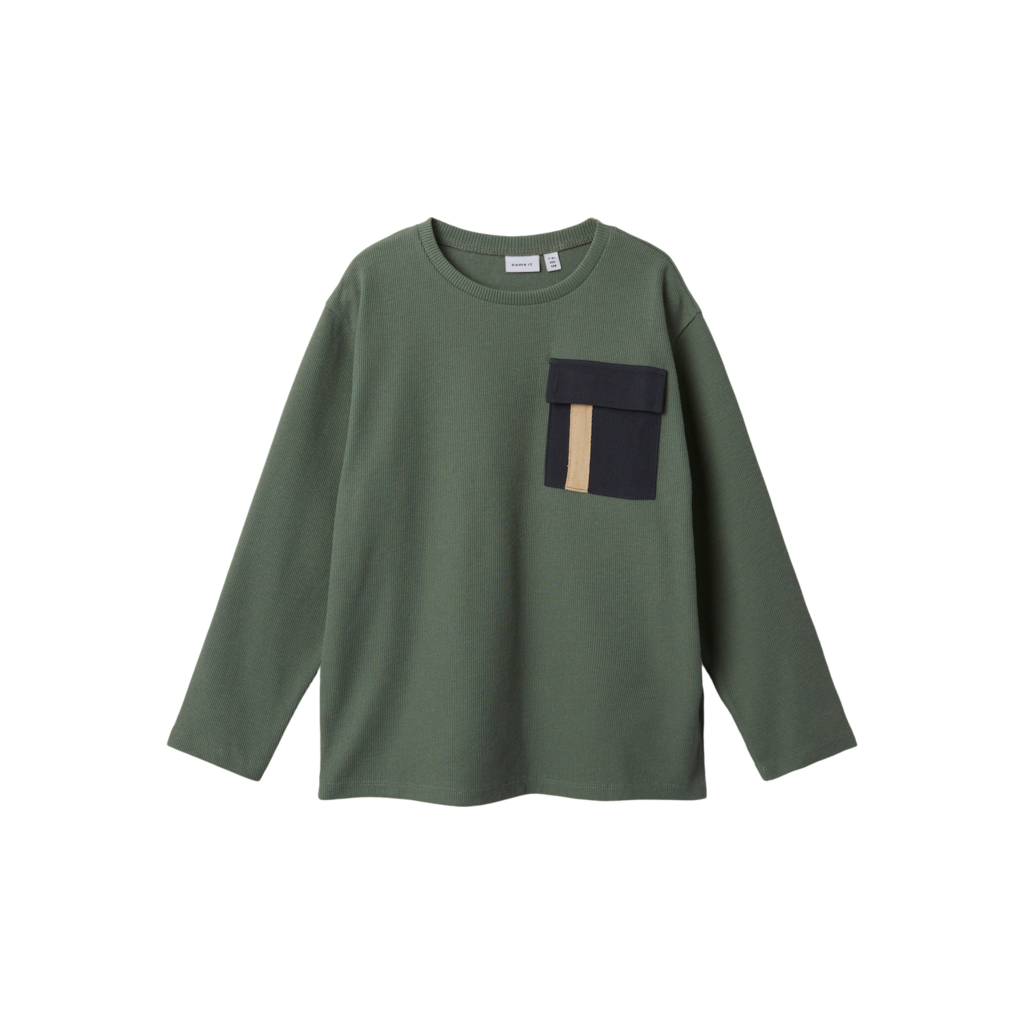Løs Langærmet Bluse Natrias Laurel Wreath fra Name It