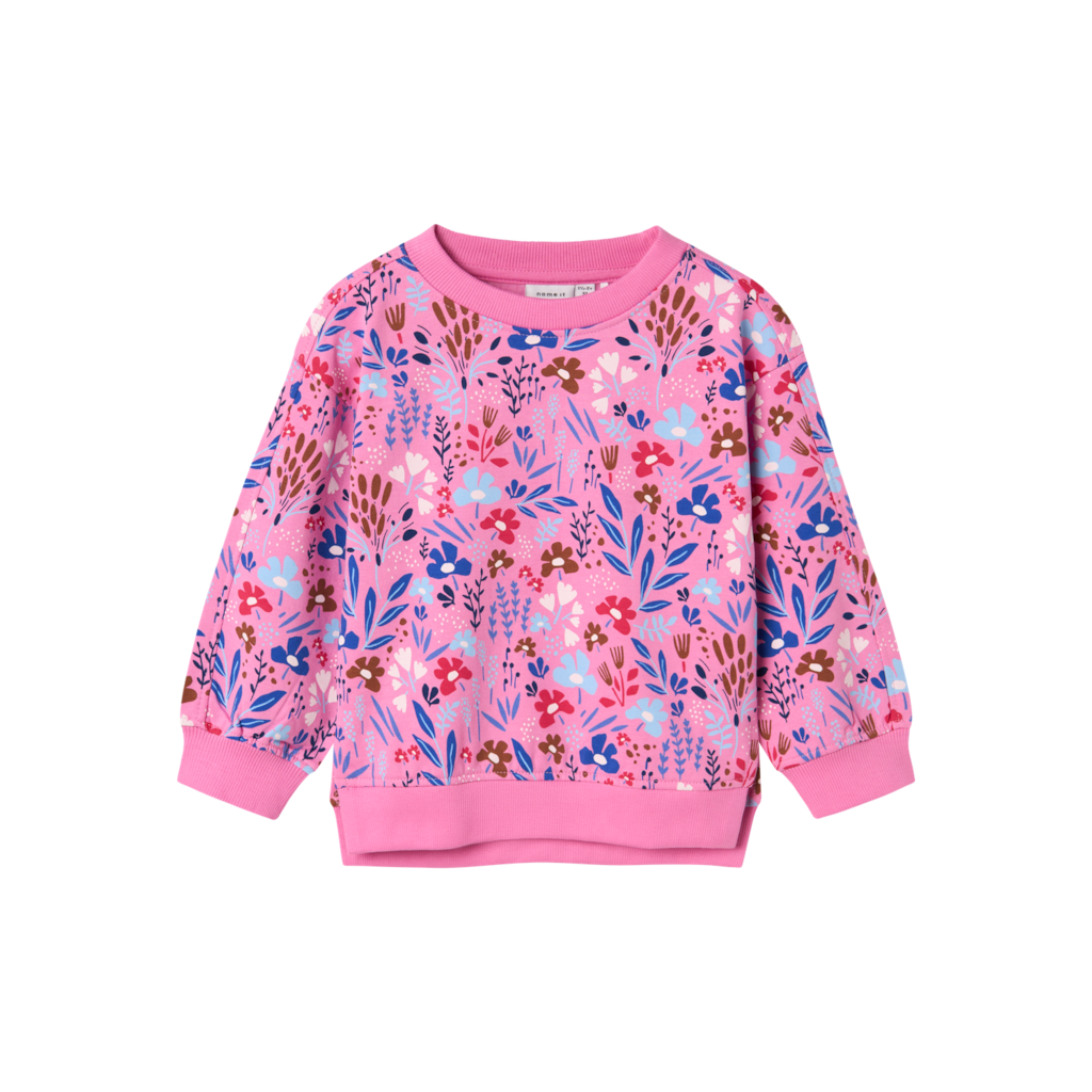 Løs Sweatshirt Nirana Fuchsia Pink fra Name It