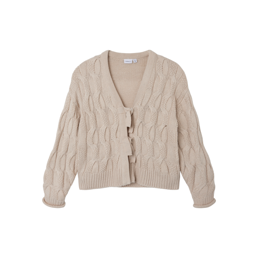 Strik Cardigan Kimmao Peyote Melange fra Name It