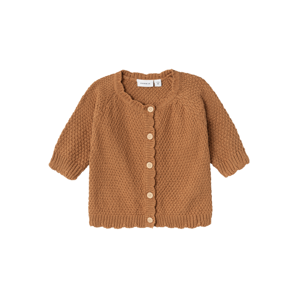 Strik Cardigan Karoline Almond fra Name It