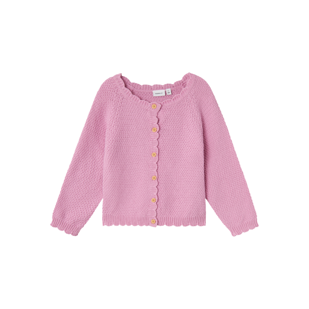Strik Cardigan Karoline Pastel Lavender fra Name It