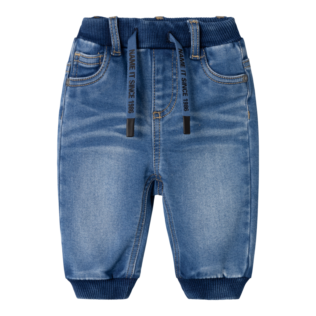 Ben Baggy Jeans Medium Blue Denim fra Name It