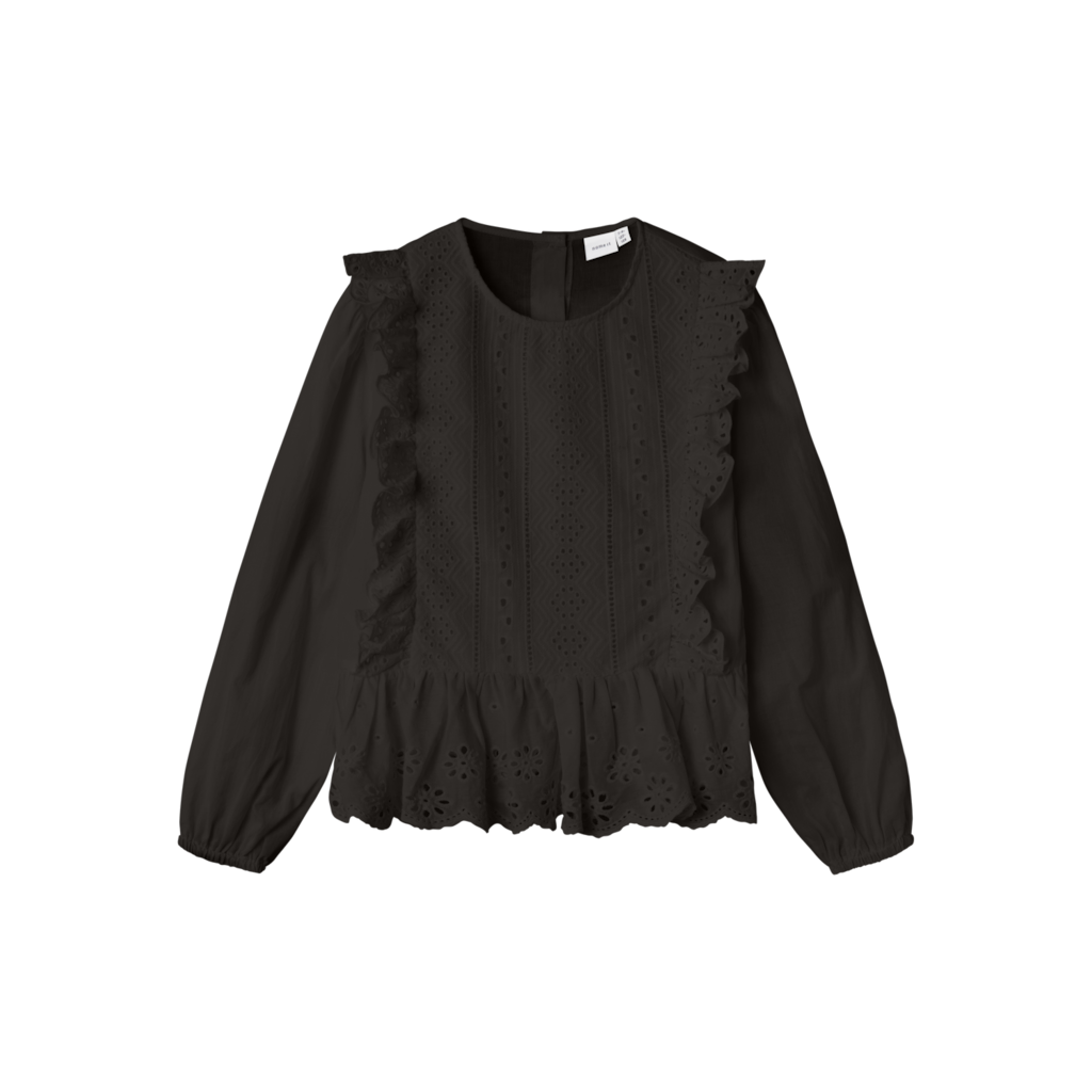 Langærmet Skjorte Kora Black fra Name It