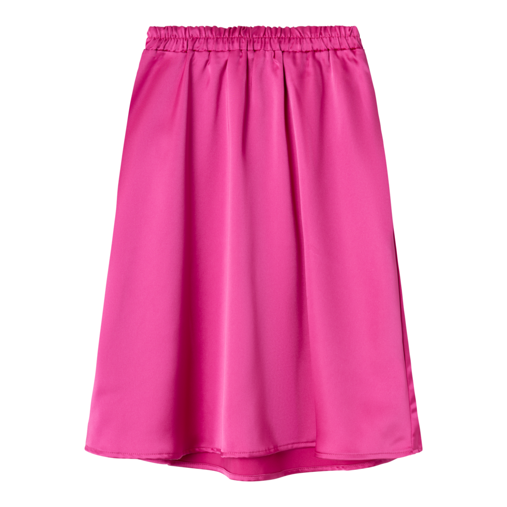 Satin Nederdel Katin Raspberry Rose fra Name It