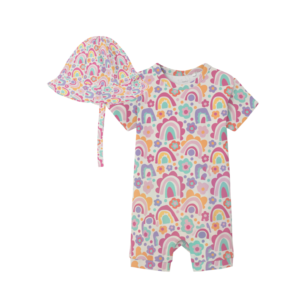Sunsuit Sæt Vandora Rainbow fra Name It