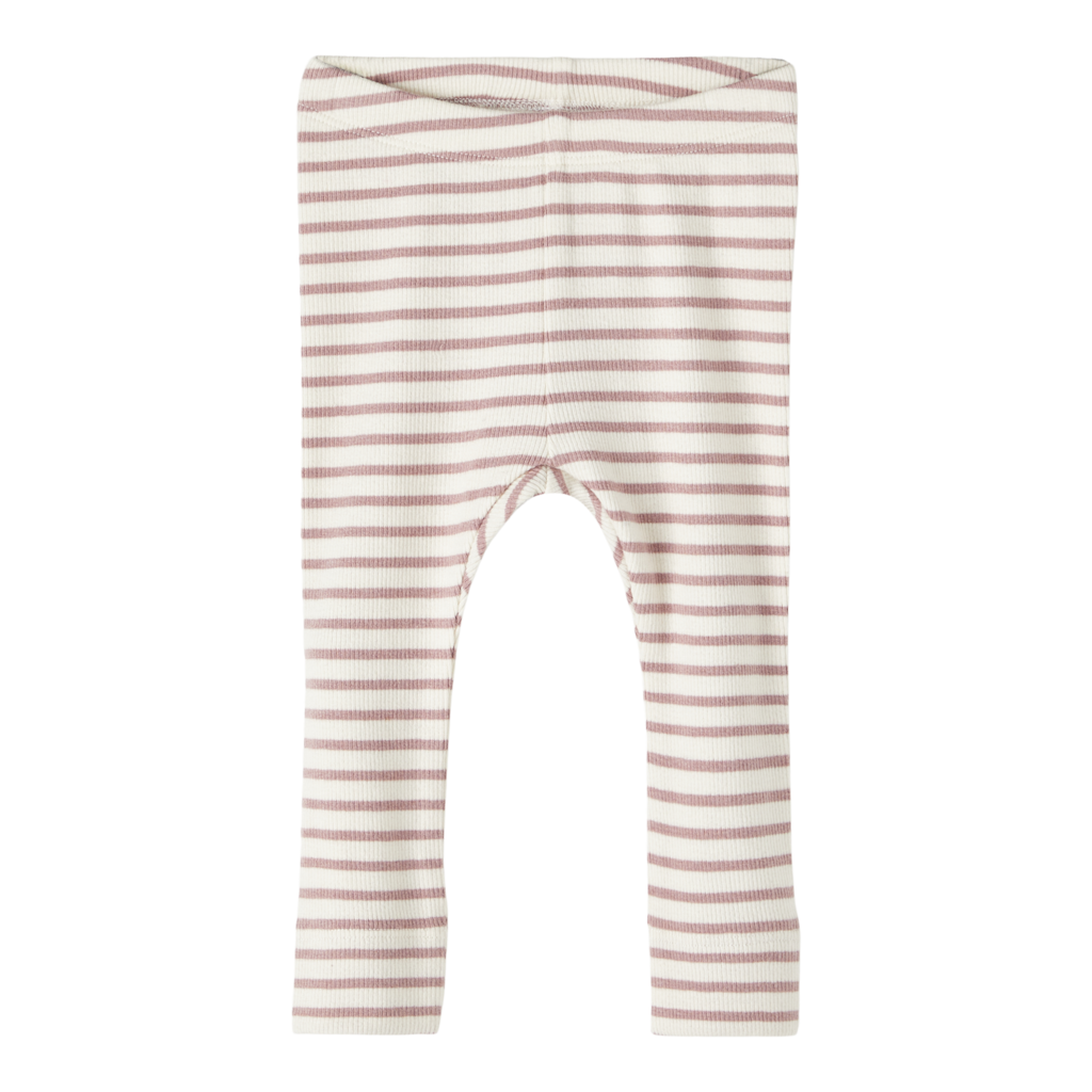 Modal Rib Leggings Bani Deauville Mauve fra Name It