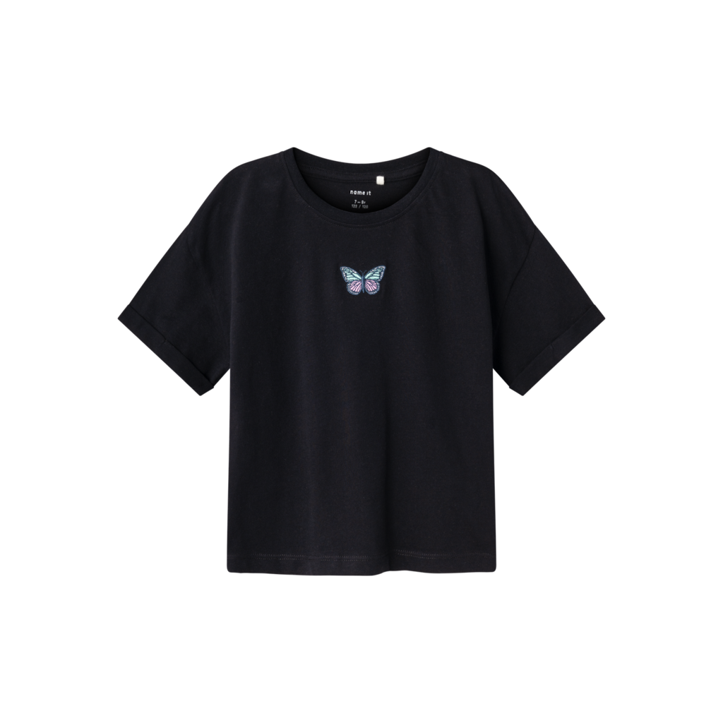 Kort T Shirt Kustine Black fra Name It