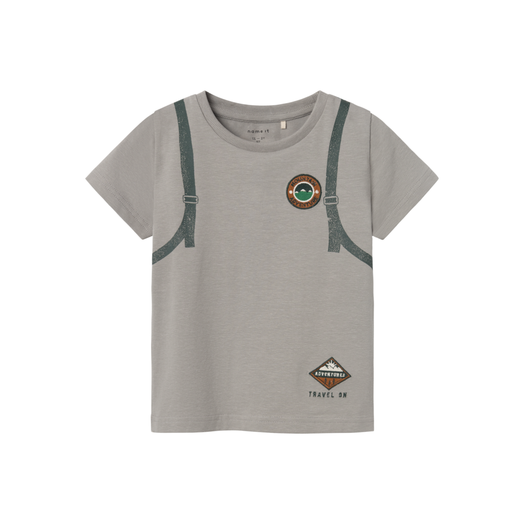 Lucas T Shirt Wild Dove fra Name It