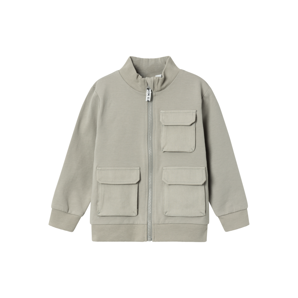 Sweat Cardigan Lutil Wild Dove fra Name It