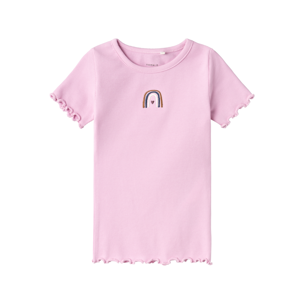 T Shirt Katte Pastel Lavender fra Name It