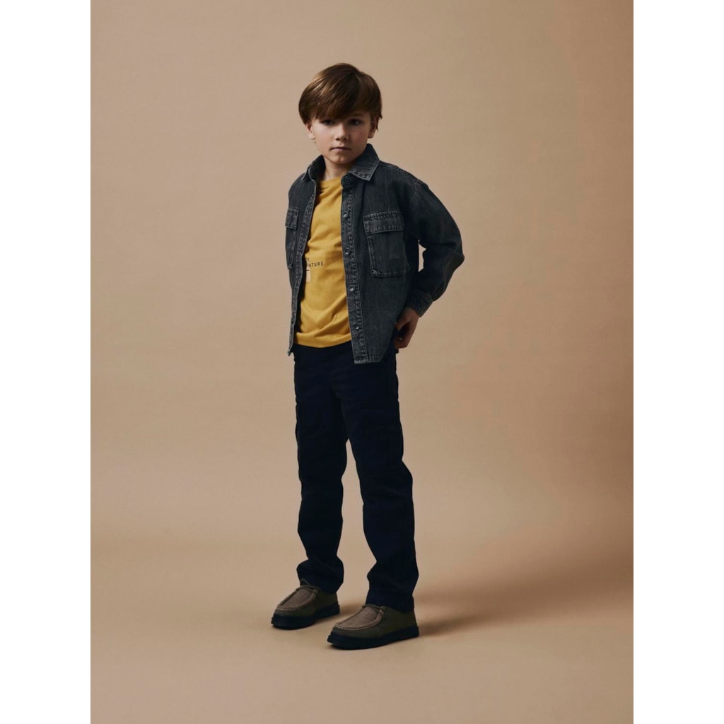 Seven Denim Skjorte Medium Grey Denim fra Name It