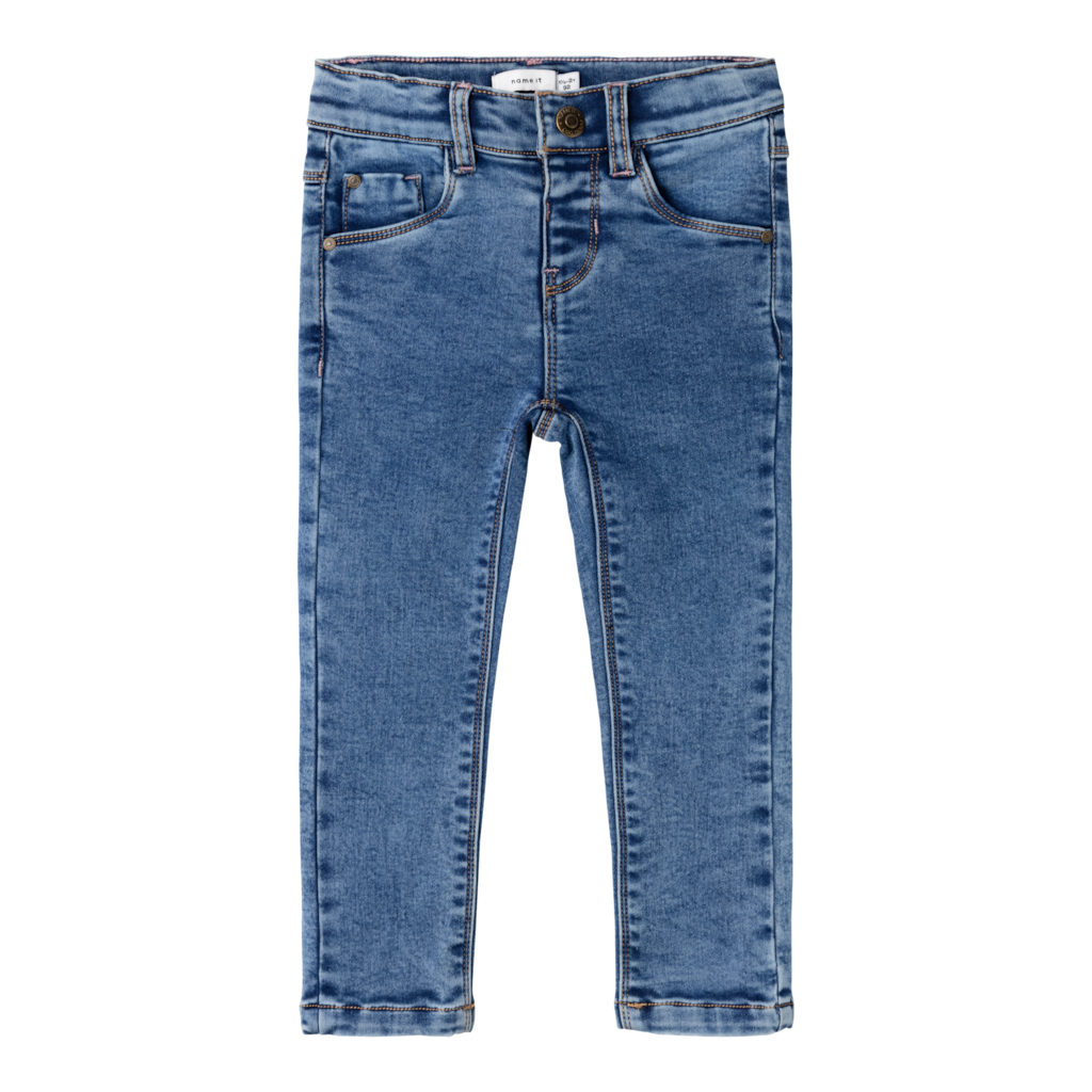 Fleece Jeans Salli Medium Blue Denim fra Name It