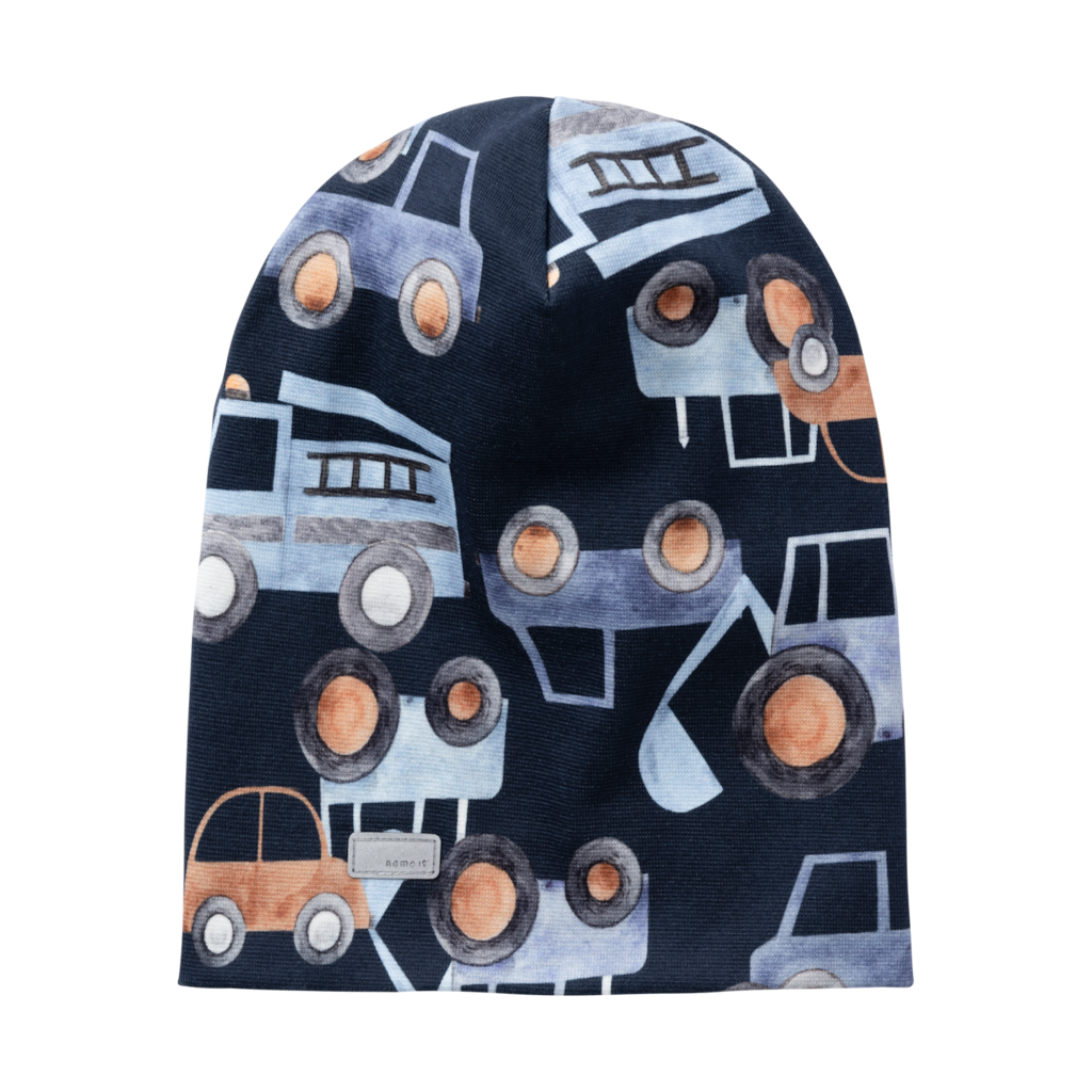 Moppy Beanie Hue Dark Sapphire fra Name It