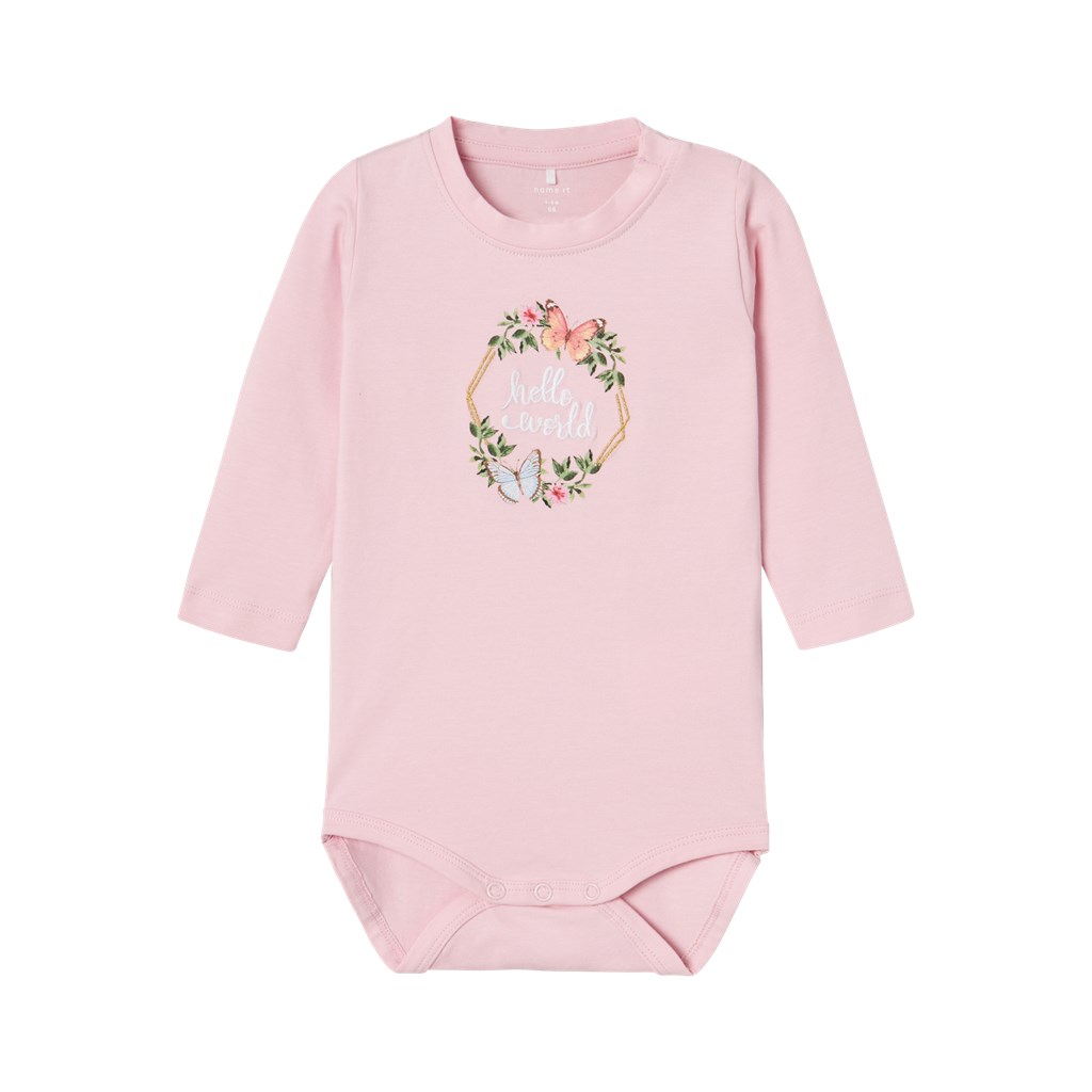 Langærmet Body Fillia Parfait Pink fra Name It