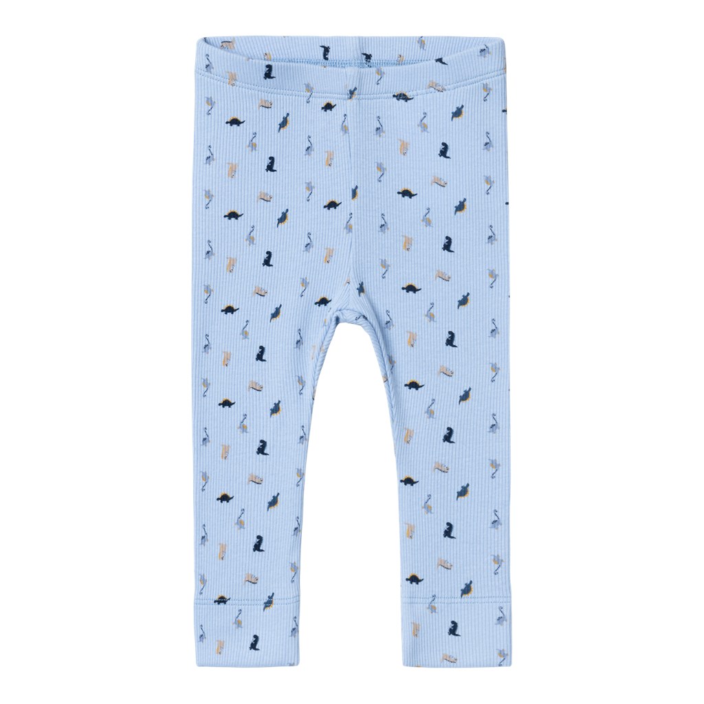 Rib Leggings Dabbu Chambray Blue fra Name It