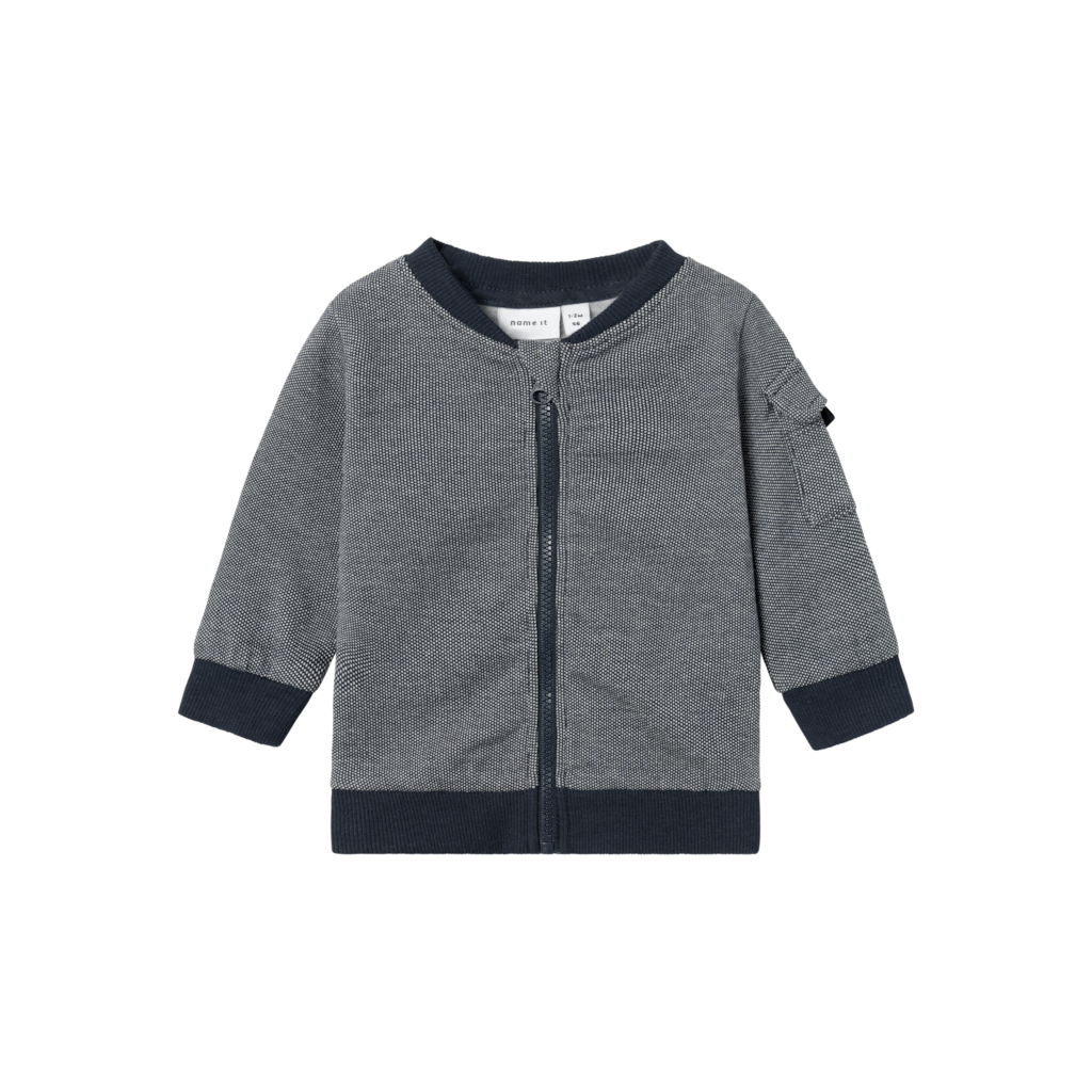 Sweat Cardigan Nassus Dark Sapphire fra Name It