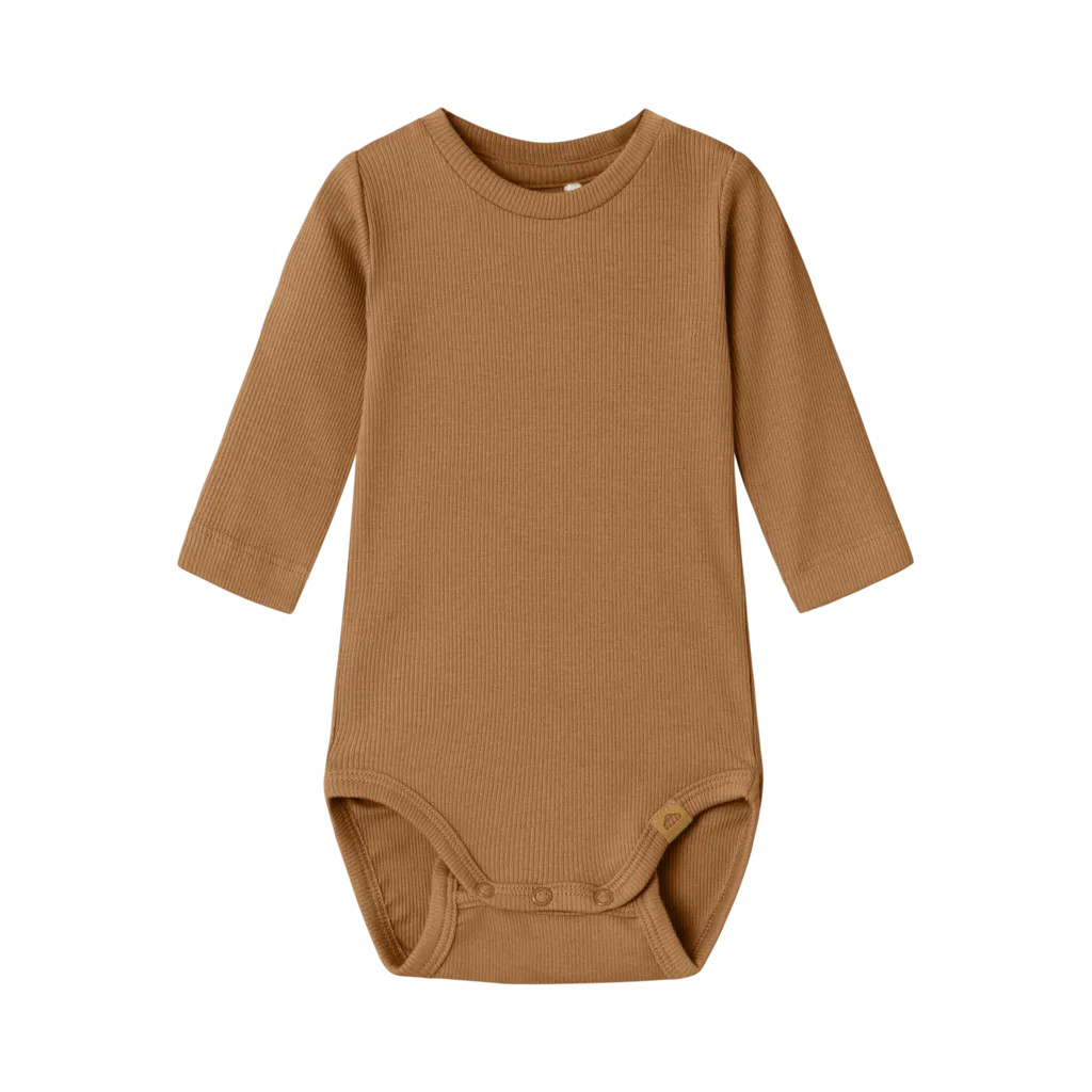 Langærmet Rib Body Norro Almond fra Name It