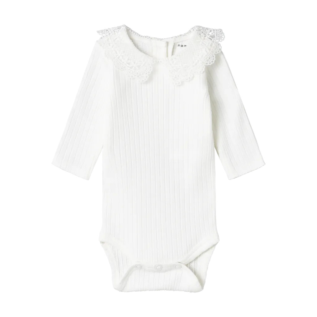 Langærmet Body Olba Bright White fra Name It