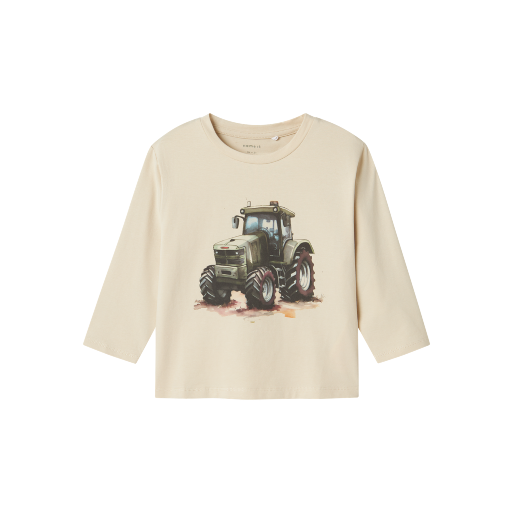 Langærmet Bluse Nisa Summer Sand fra Name It