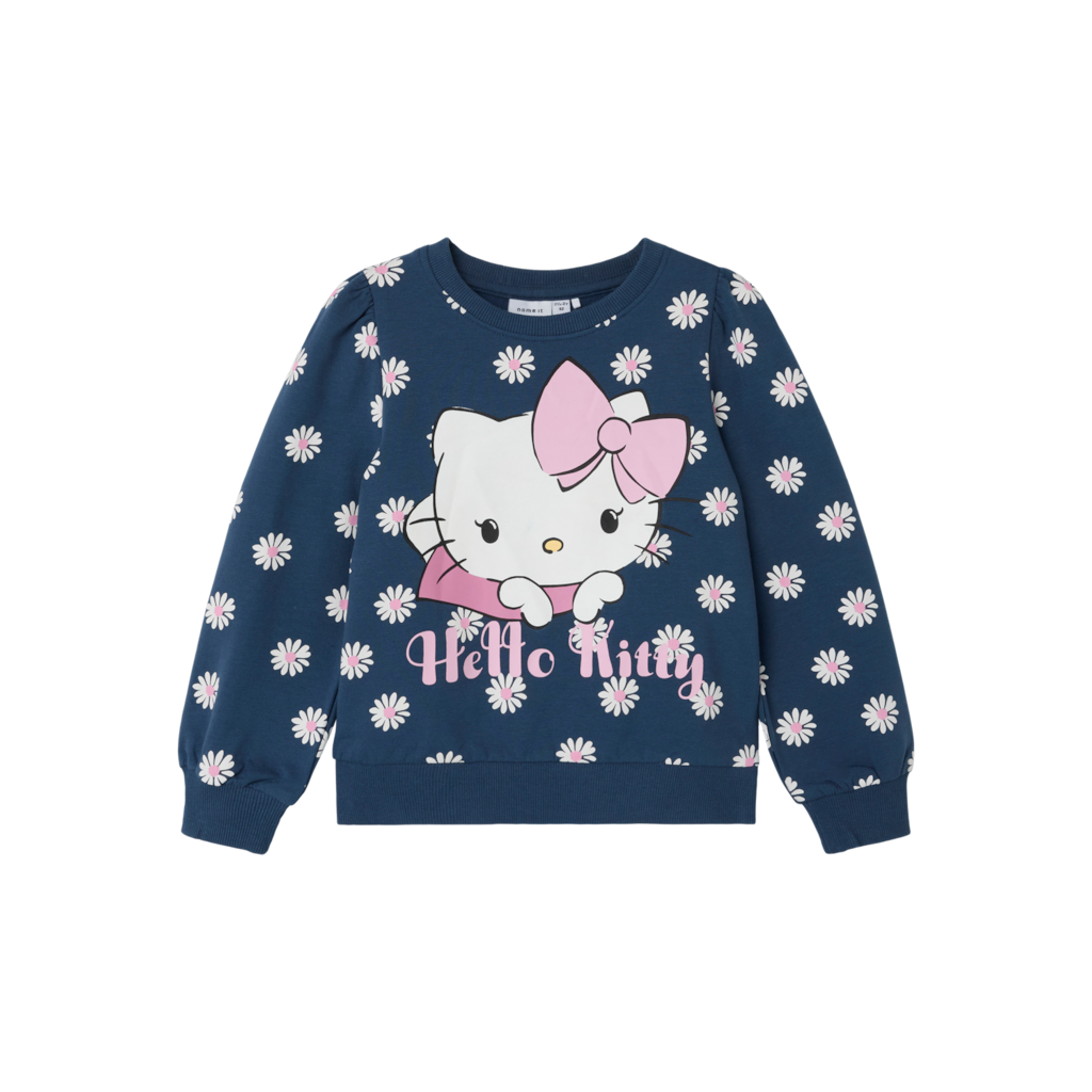 Hello Kitty Sweatshirt Anna Dark Denim fra Name It