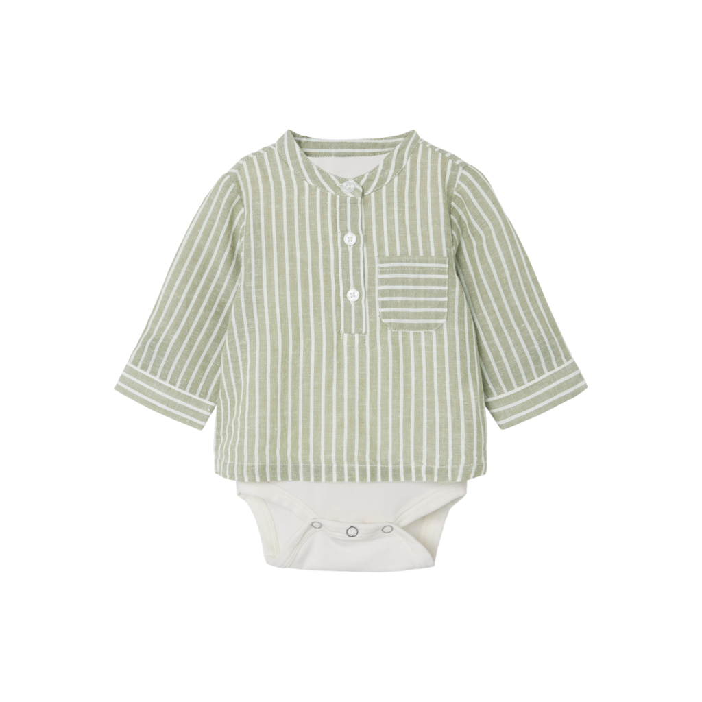 Skjorte Body Hilom Oil Green fra Name It