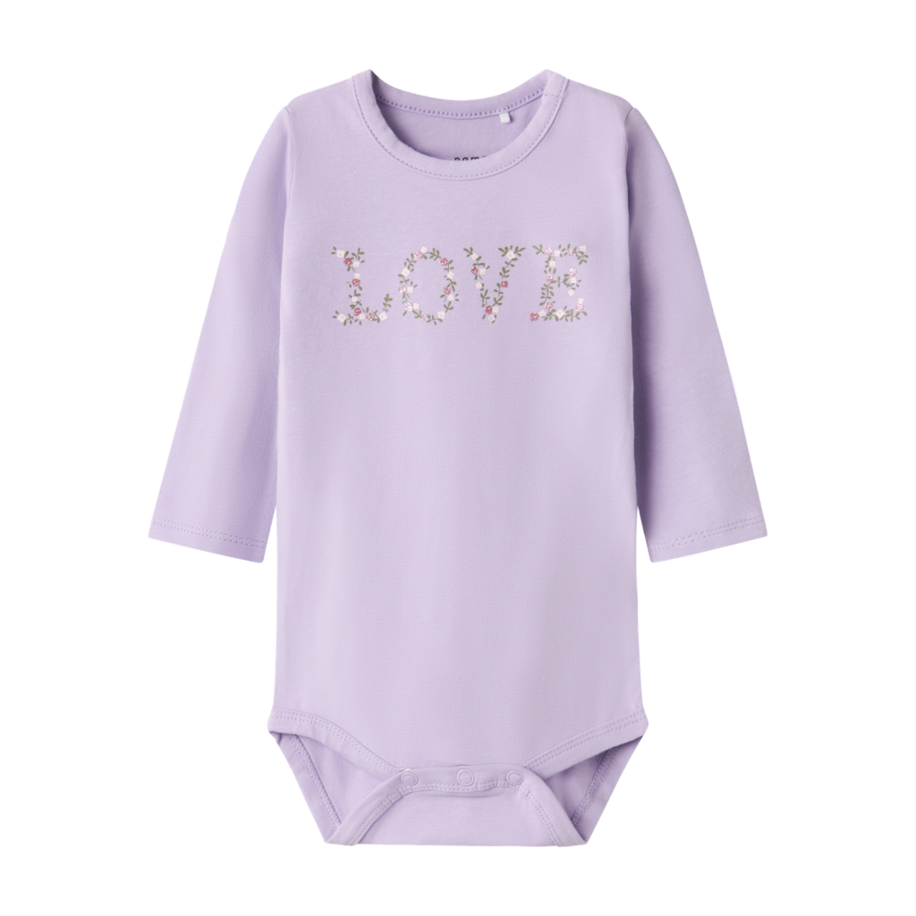 Langærmet Body Jass Purple Rose fra Name It