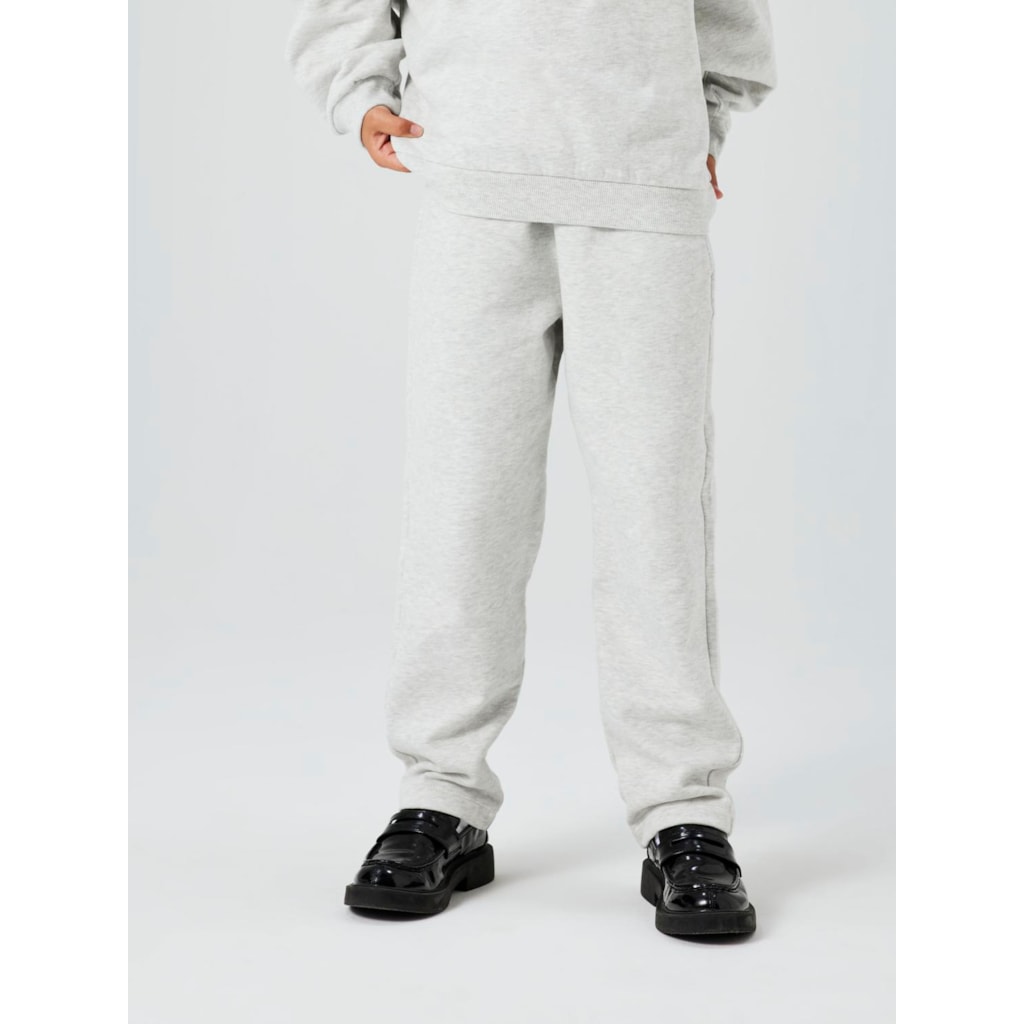 Nakonni Sweatpants Light Grey Melange fra Name It