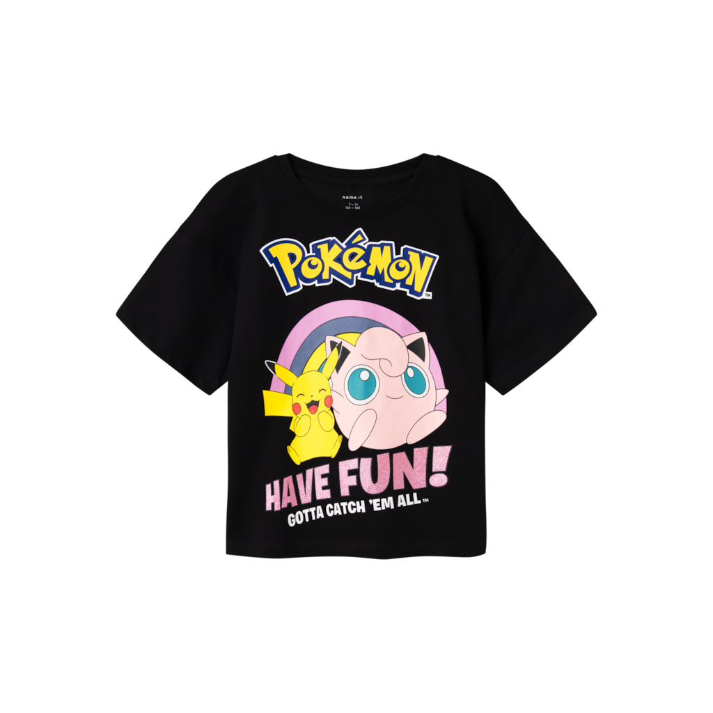 Pokemon T Shirt Selma Black fra Name It