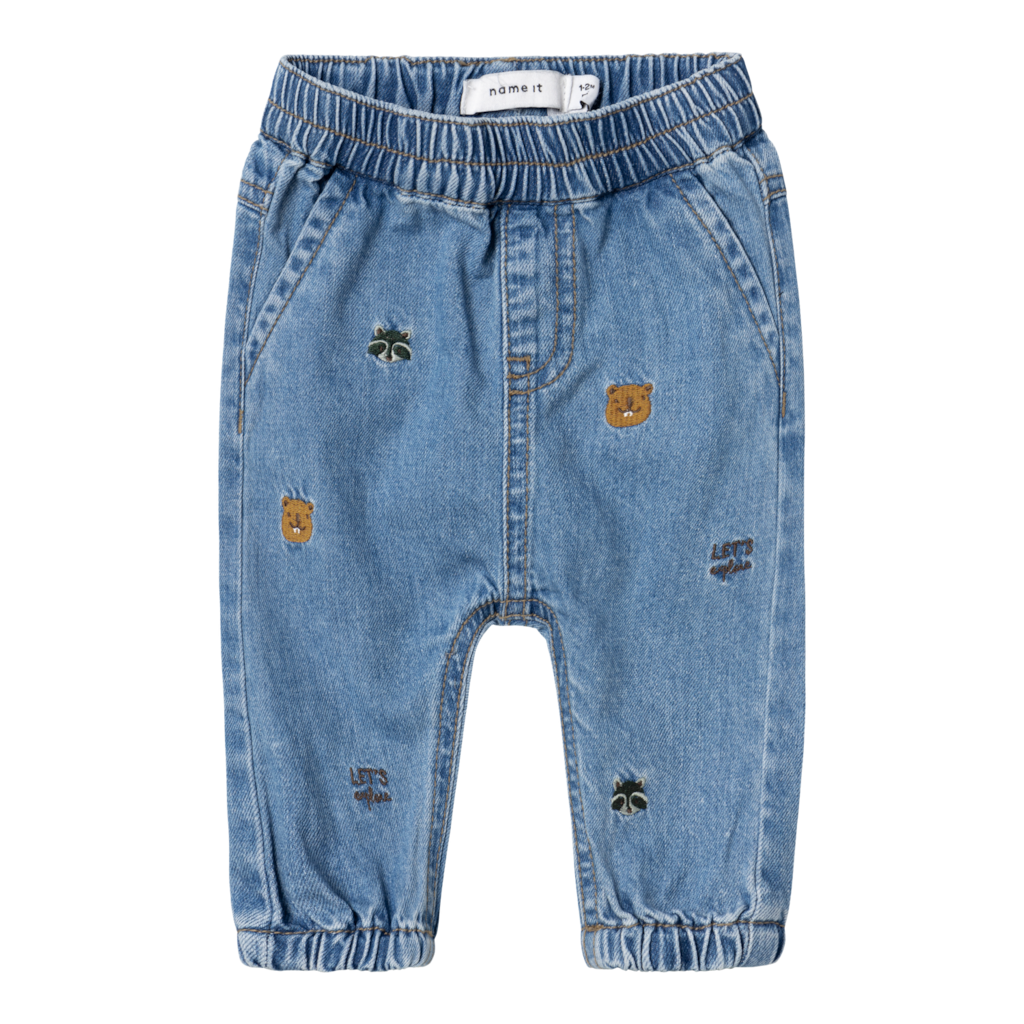 Baggy Jeans Ben Medium Blue Denim fra Name It