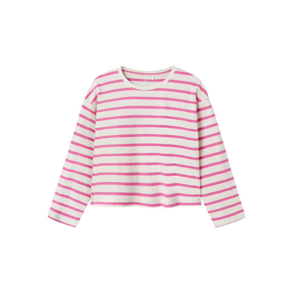 Kort Langærmet Bluse Vita Phlox Pink fra Name It