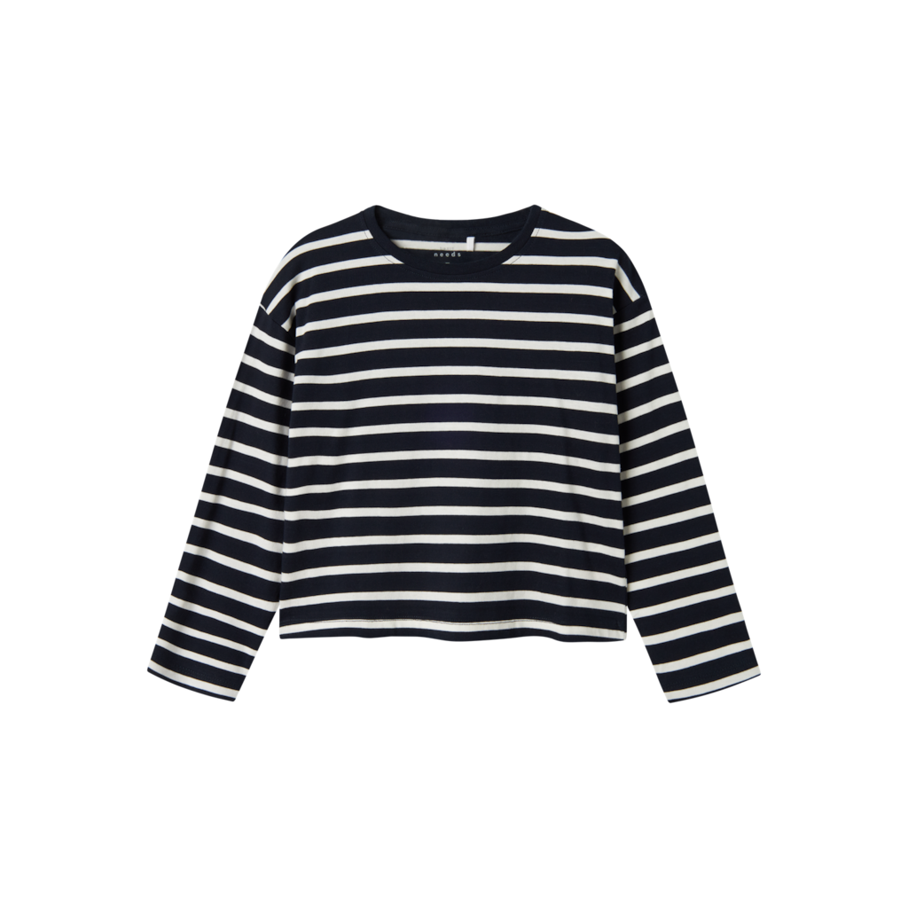 Kort Langærmet Bluse Vita Dark Sapphire fra Name It
